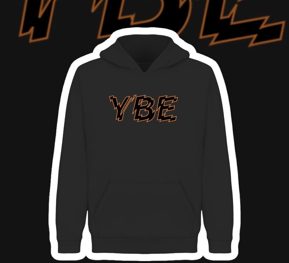 YBE 3D Effect Hoodie Black 