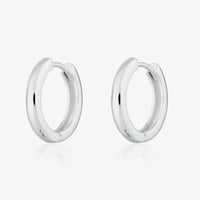 Image 1 of Scream Pretty Large Silver Huggies