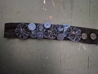 Image 2 of Denim wristband #1Flower