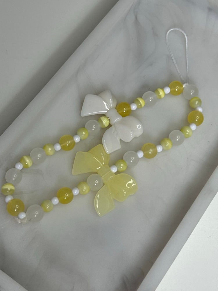 Image of Spring Beaded Phone Charm