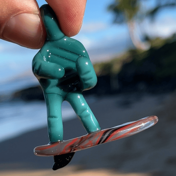 Image of Aqua Wigwag Fingersurfer