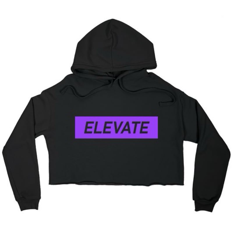 Image of Cropped Hoody- Purple