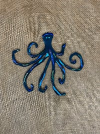Image 3 of Blue Iridescent Octopus 