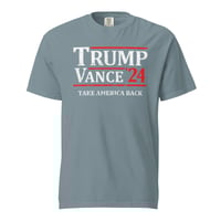 Image 4 of Trump Vance 24 Take America Back Unisex garment-dyed heavyweight t-shirt