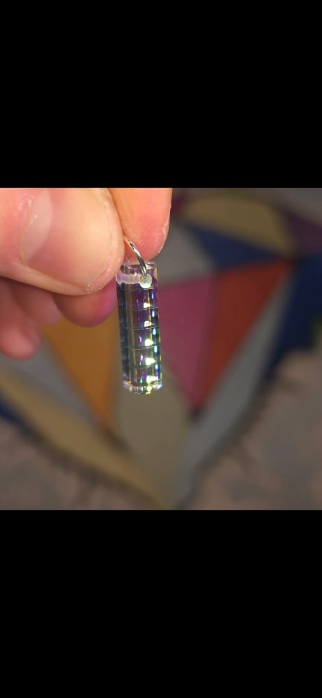 Image of Dichroic stack charm 