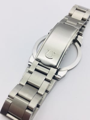Image of Dynamic Geneve Watch Bracelet Stainless Steel Gents Strap With Ring FOR OMEGA.