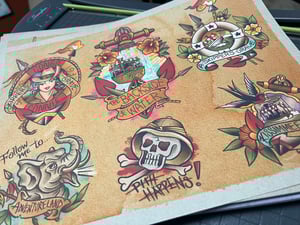 Image of 16 Sheets Traditional Disney Inspired Flash A (Standard Card Stock)
