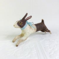 Image 3 of X Large Vintage Style Leaping Rabbit