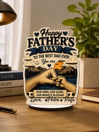 Image 1 of Our Hero Personalized Father’s Day Decor