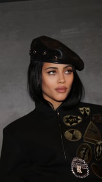 Image 1 of LEATHER BERET 