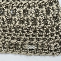 Image 3 of KROCHET KIDS INTL. taupe crochet beanie