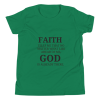 Image 15 of Unisex Youth Short Sleeve T-Shirt (Faith over fear)