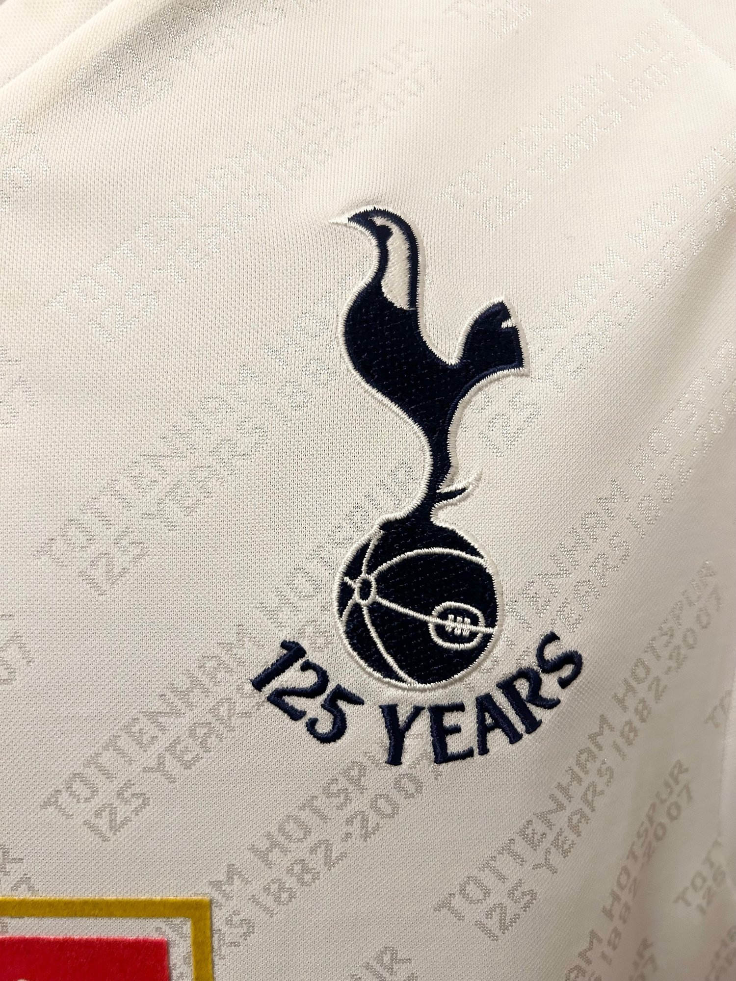 Image of Tottenham Hotspur “BERBATOV 9” 2007/08 125 YRS Home Shirt + PL patches (L)