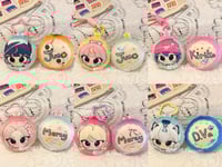 Image 2 of Squeaky Puffs Mini Plush Keychain