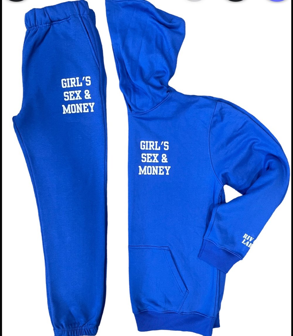 GIRLS SEX & MONEY SWEATSUIT | RIV CITY LABEL