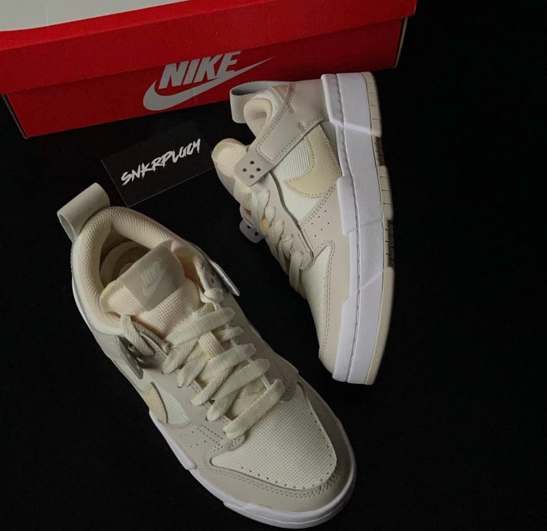 nike dunk disrupt desert sand & pearl beige x