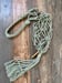 Image of Macrame wine bottle holder “sage”