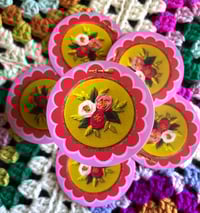 Vinyl Sticker - Floral Hoop