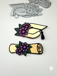 Floral Cap and DIploma