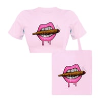 Blunt Crop T-shirt & Tote Bag 🌸