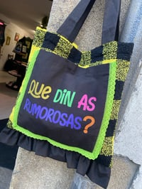 Image 2 of Bolsiña feita a man. QUE DIN AS RUMOROSAS cadros. Deseño exclusivo!