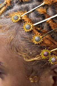 Image 3 of Sunflower Hairclips 