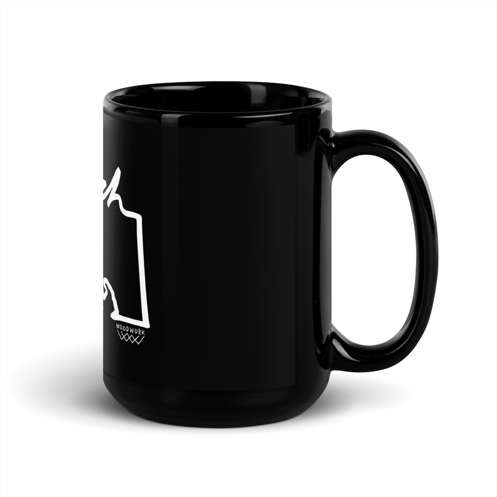 Black Glossy Mug - Scratch Scrawl