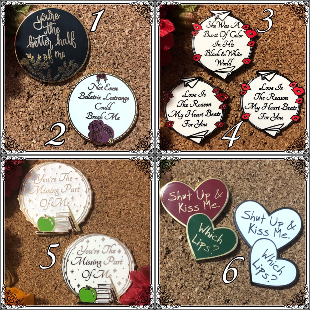 Image of Assorted Quote Pins