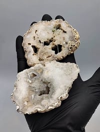 Image 11 of Set of 2 Argentine Agate Small Crystal Slices - 6 styles 