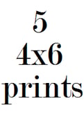 Image of 5 4x6 prints