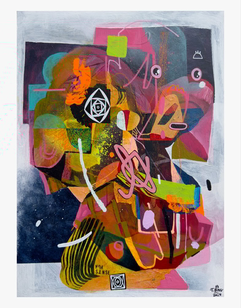 Image of Just a touch overwhelmed print