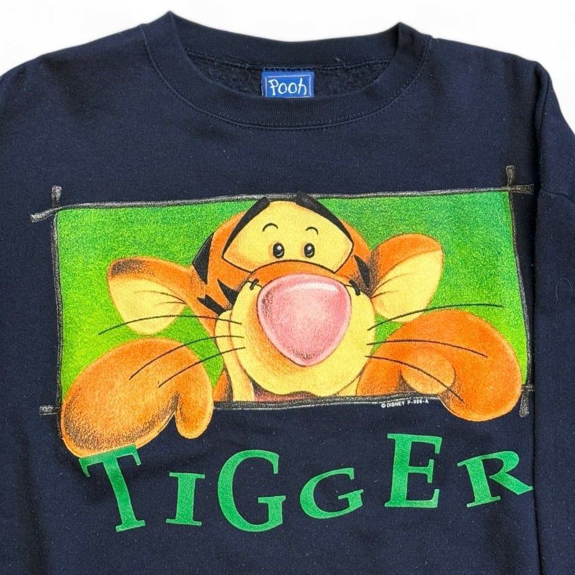 Image of 1990s Disney Tigger Box Logo Graphic Sweatshirt (XL)