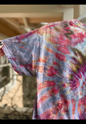 Image of MEDIUM Let's Go Girls Tie Dye Shirt 1