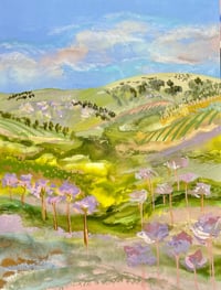 Image 7 of Fleurieu Hill with Purple Trees (Pair) 