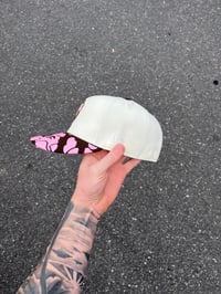 Image 3 of PINK BRIM MULTI TONE MINNESOTA TWINS CUSTOM FITTED CAP