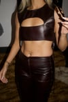 LEATHERETTE TOP