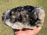 Image 5 of Large Smoky Quartz Points Cluster #2319