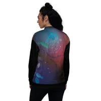 Image 4 of Vivid Microbes Unisex Bomber Jacket