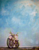 Image of Motorcycle in Blue