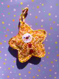 Image 1 of Crochet Clown Ornament 
