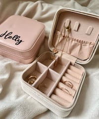 Image 3 of Personalised travel jewellery box 
