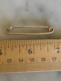 Image 4 of 14K GOLD SAFETY PIN
