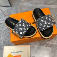 Image 13 of LV Pillow Denim Slides