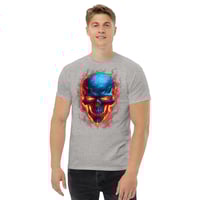 Image 4 of Flame skull Unisex classic tee