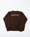 Image of RWTW$ RECORDS CREW NECK (BROWN) 