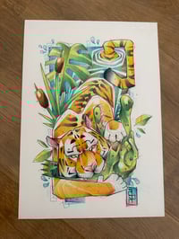 Print Tiger VS Croco A3