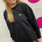 Image of Side Zip Sweatshirt - Black/Grey