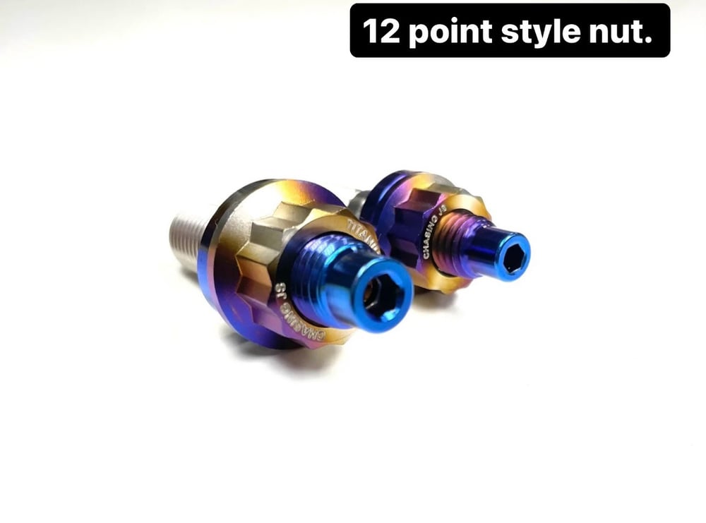 Titanium studs set for intake and exhaust manifold.