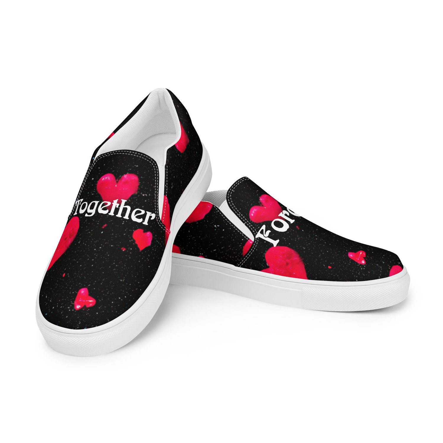 Image of Men’s Valentines slip on canvas shoes