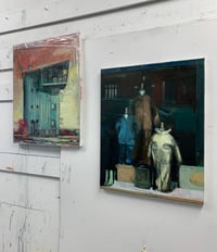 Image 4 of Painting / maleri / "ISLANDS BRYGGE – Malerdrømme og tankestreger – Din Babuska«